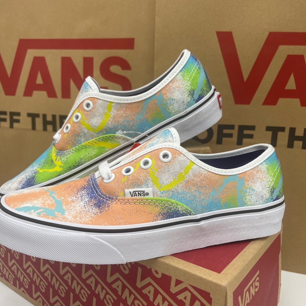 Vans Men’s Authentic
(Retro Mart) Multi/True White Sneakers 
VN0A348A40L - Picture 10 of 16